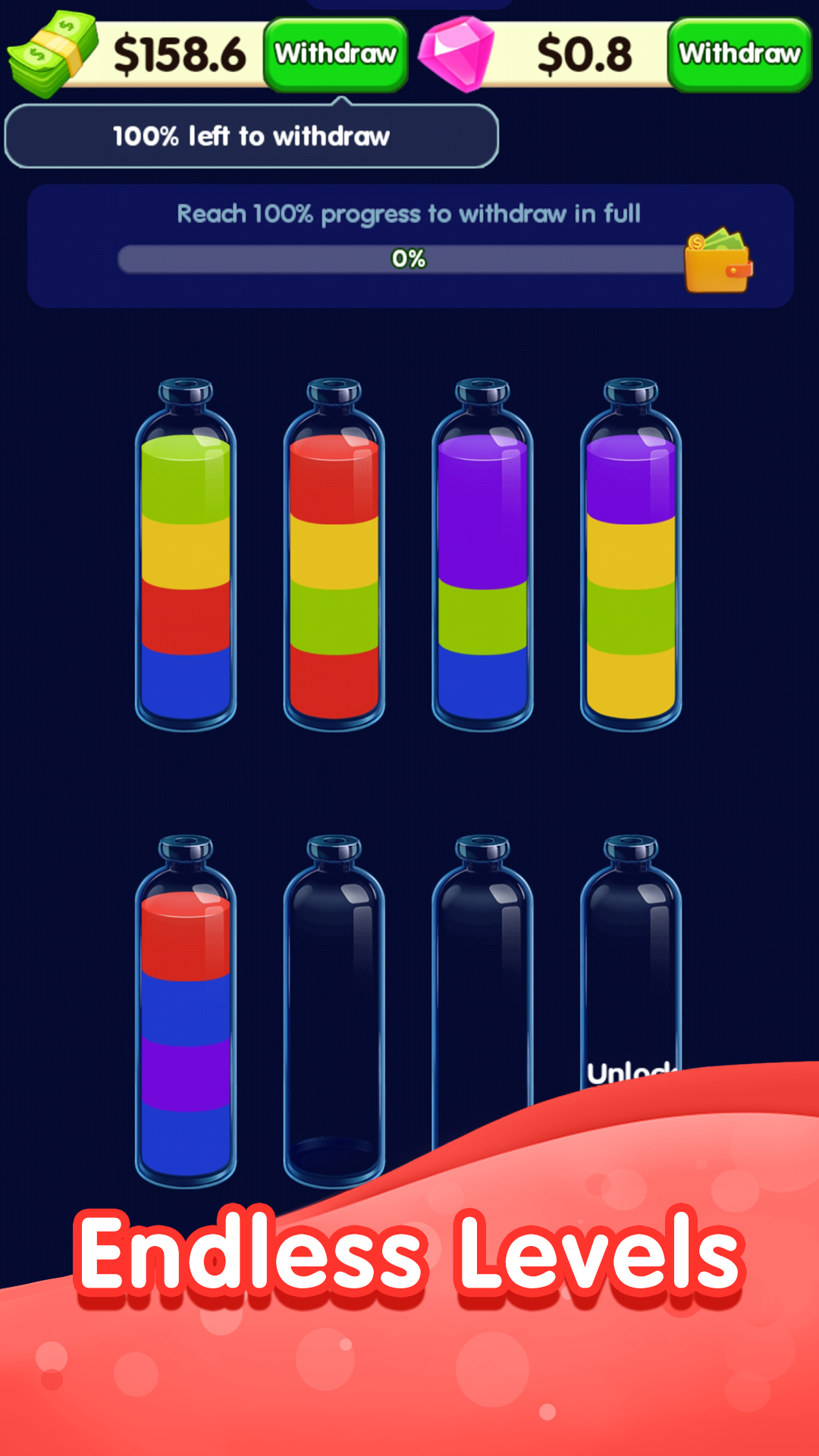 Water Sort Challenge gameplay 1